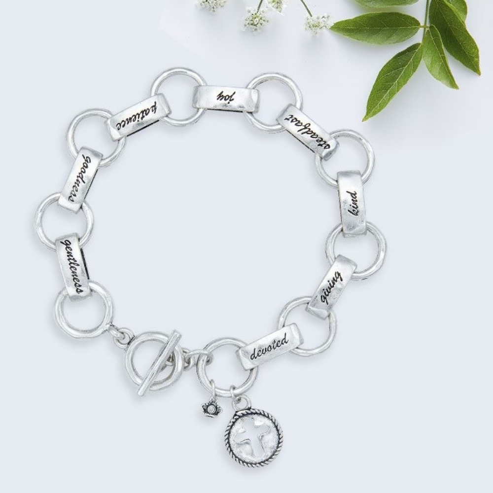 I Am Devoted bracelet 7 3/4"